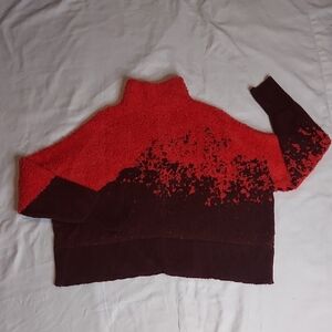 LULUMON Merino Wool Red and Burgundy Sweater